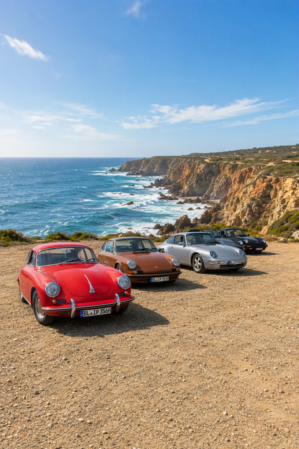 Porsche driving tour along Portugal's coast